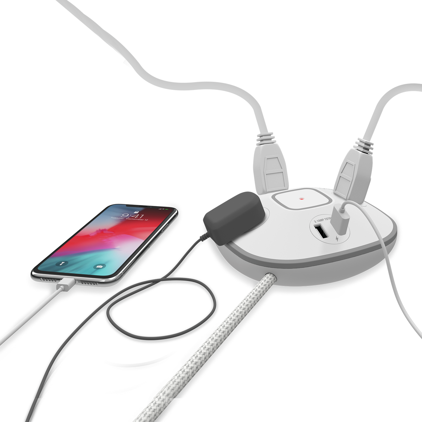 Westinghouse Table TOP USB Power Station, Case of 3