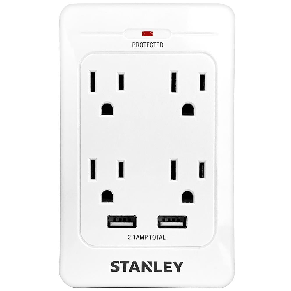 STANLEY SURGEQUAD USB - Stanley Electrical Accessories