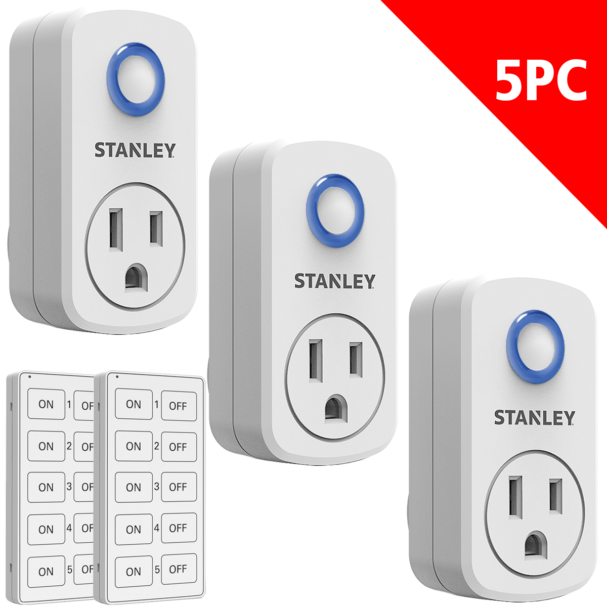 STANLEY® Wireless Remote System 3+2 Pack, Case of 12 – thenccdirect