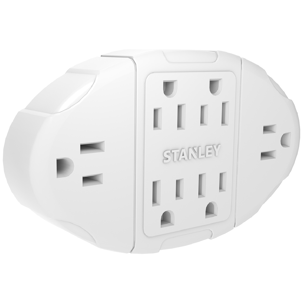 STANLEY 6-Outlet Wall Adapter with 2 Spaced Outlets, Case of 24 –  thenccdirect