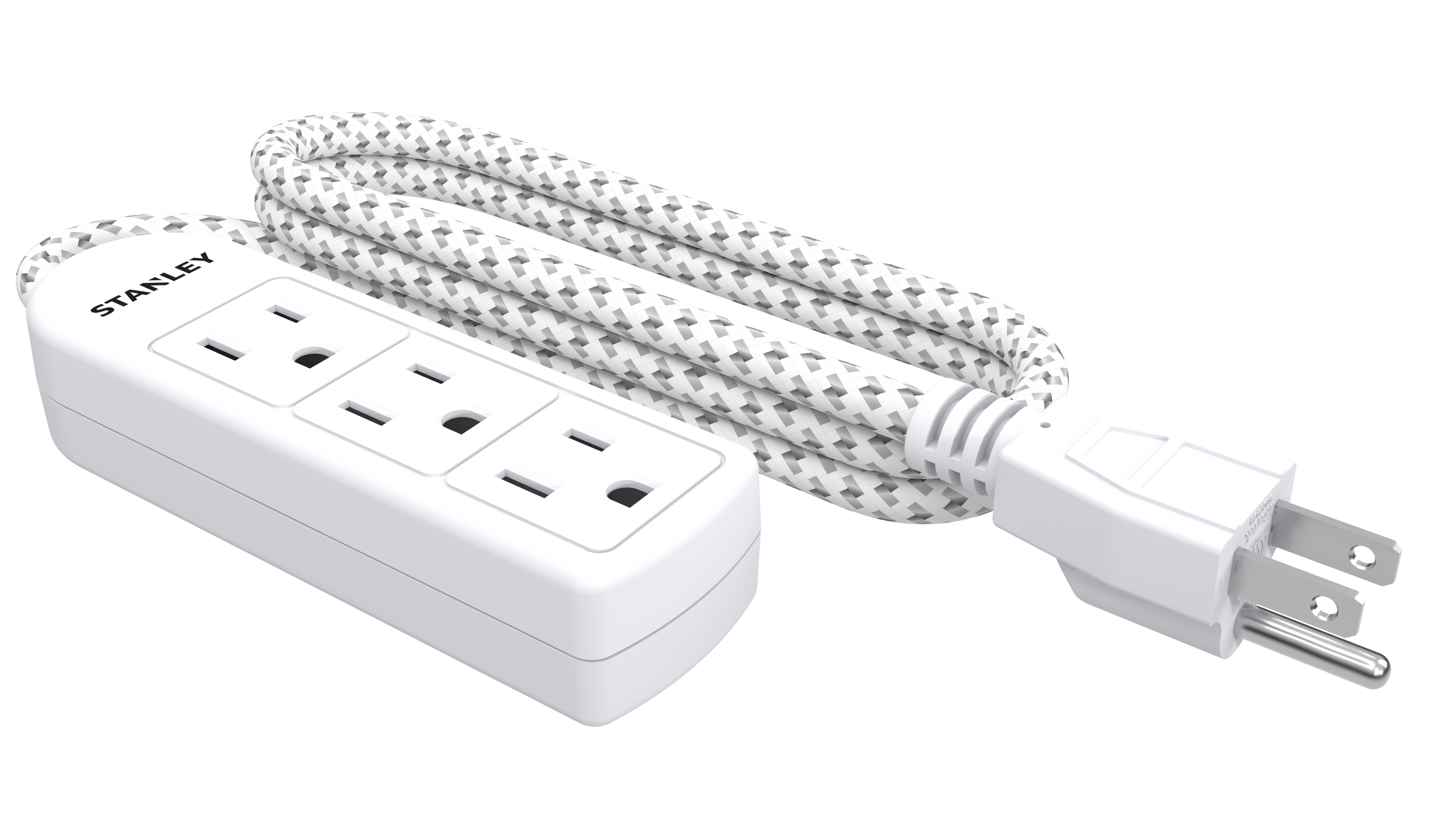 POWERMAX 3-Outlet Mini Power Strip, Case of 24