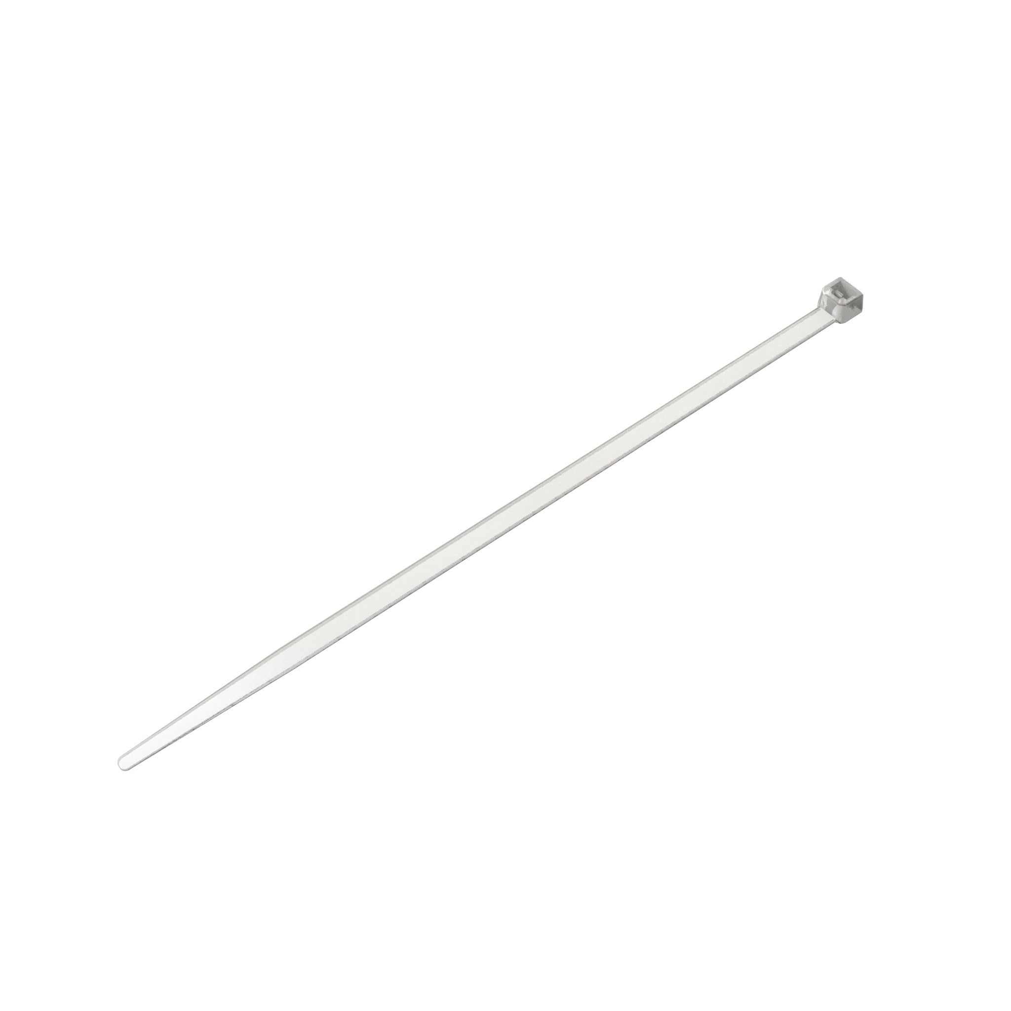 STANLEY® 8 In. Cable Ties, White 100 Pack]
