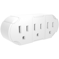 STANLEY 3 - WAY WALL ADAPTER - Stanley Electrical Accessories