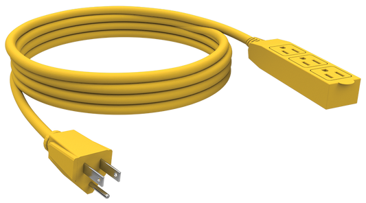 STANLEY 3-Outlet 12 FT. Heavy Duty Extension Cord, Case of 24