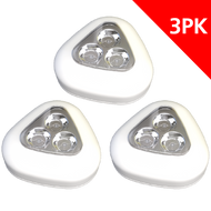 STANLEY 3-LED PUSH LIGHT (3PK) - Stanley Electrical Accessories