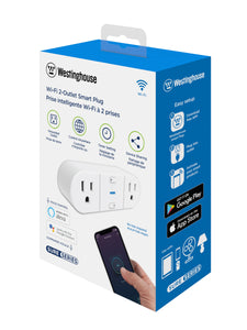 Westinghouse Wi-Fi Smart Plug, Case of 3